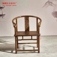 新中式圈椅三件套茶道圈椅套装三件套中式实木休闲度假村禅房喝茶