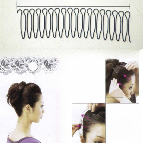 Hair Breakage Remedy Organizer, Frizz Control Clips, Top Clips, Fixed Insert Comb Hair Pins for Women, Hair Dandruff Prevention, Styling Hair Comb Edge Clips