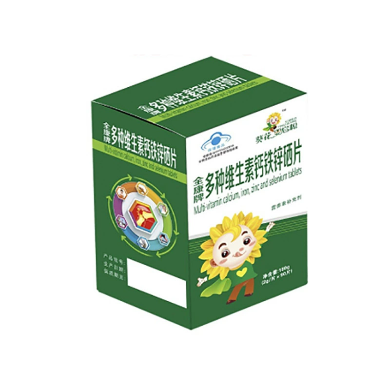 [8322] Подсолнух Кан Эрконг Куанканг мультивитаминный кальций, железо, цинк и селен таблетки 90 таблеток/коробка