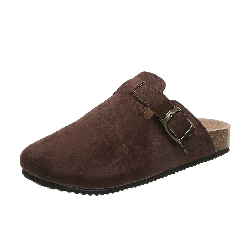 Slippers, footwear, belt, buckle, slide, shoes, Korean style, plus size