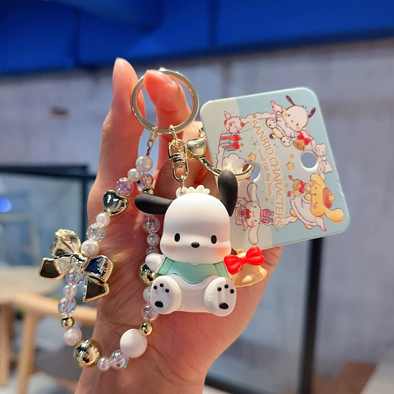 Плюшевый брелок Sanrio Hello Kitty, оригинал, мягкая подвеска 11×7.5 см, коллекционный талисман