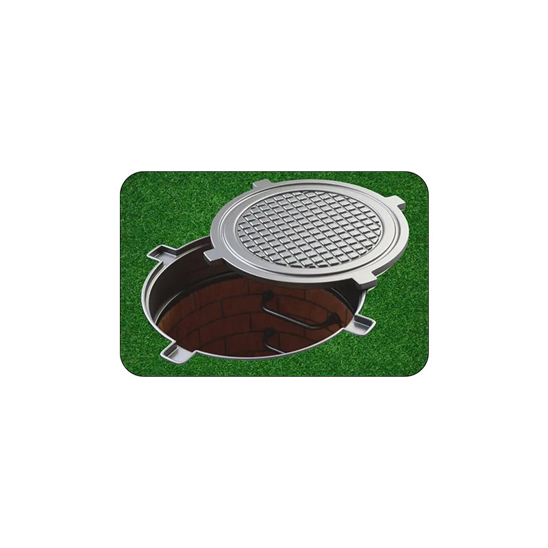 Tapete decorativo para porta de entrada com estampa 3D de tampa de bueiro, armadilha divertida para sala de estar, sofá, mesa de centro e sofá._voghion.com