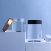 100ml200mlPET пищевой прозрачный пластиковый кувшин сушеные фрукты ароматизированный чай банка широкий рот бутылка герметичный jar