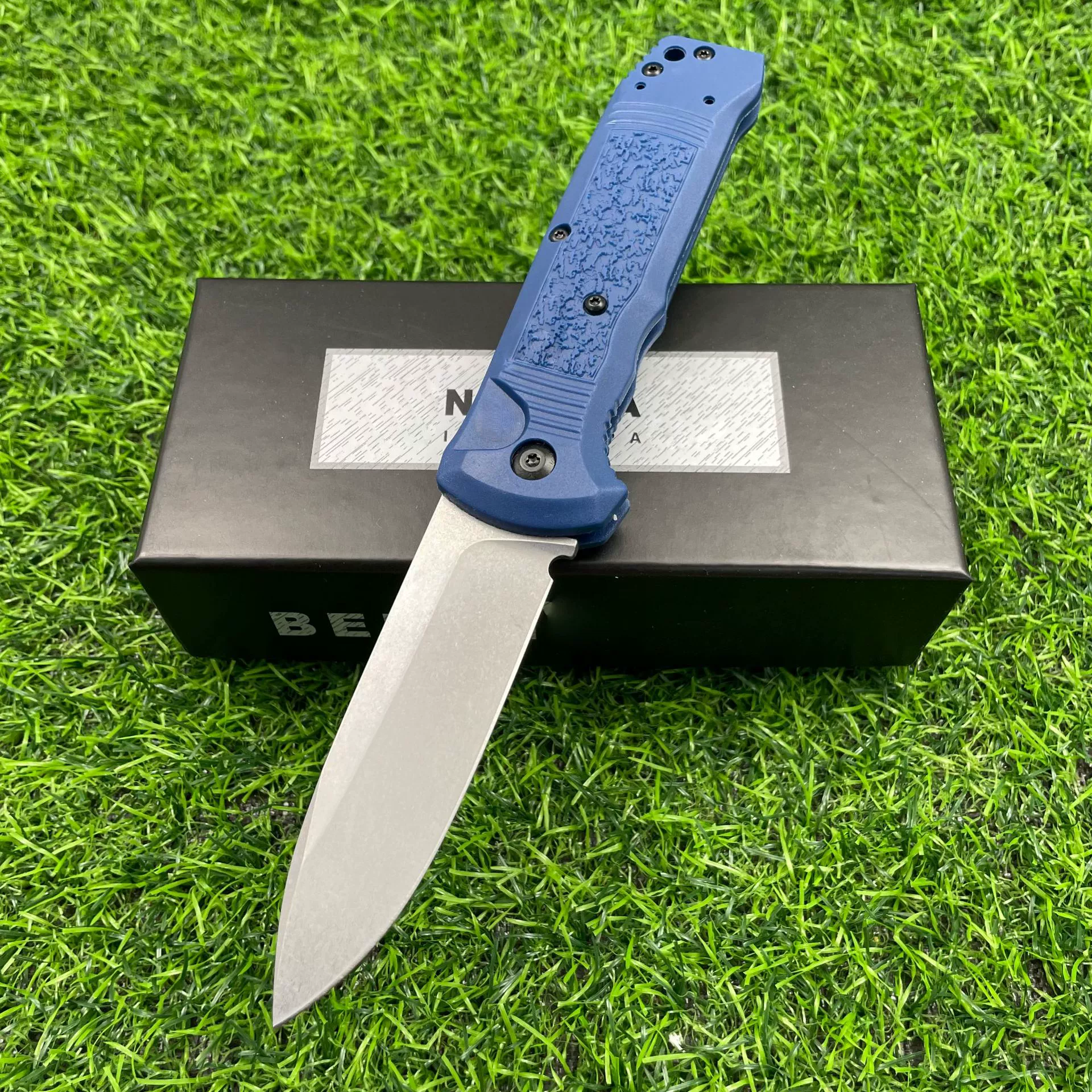 Складной нож-бабочка Benchmade 4400BK, наружный EDC инструмент с нейлоновой/волоконной рукоятью