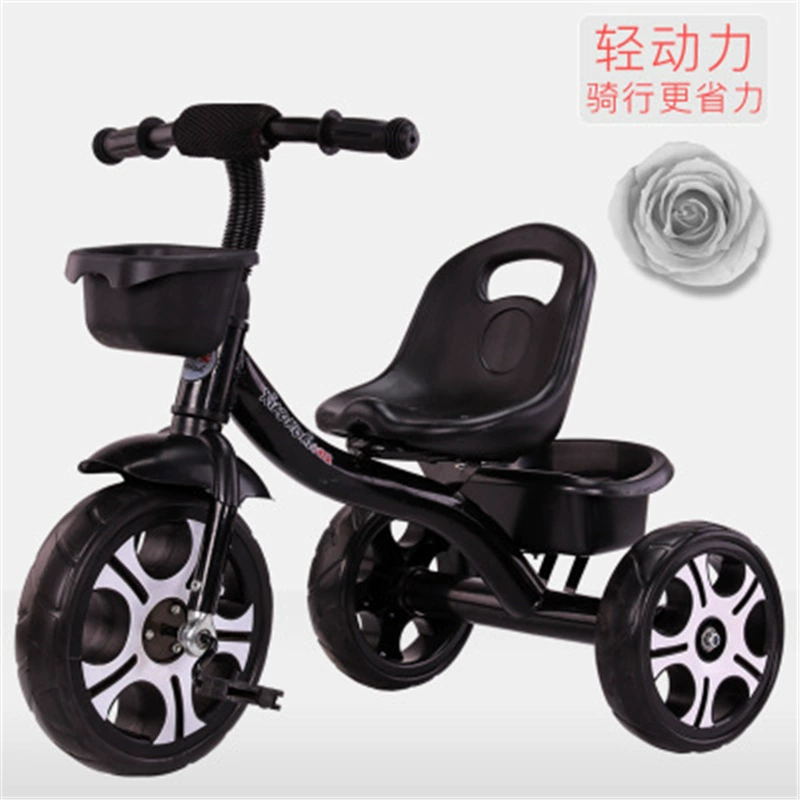 Children's three-wheeled bike, foldable walk stroller, 6 years