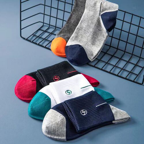 Men's Socks, Zhuji Socks Wholesale, Men's Mid-Calf Socks, Instagram Trendy Socks, Autumn/Winter Sports Casual Business Socks