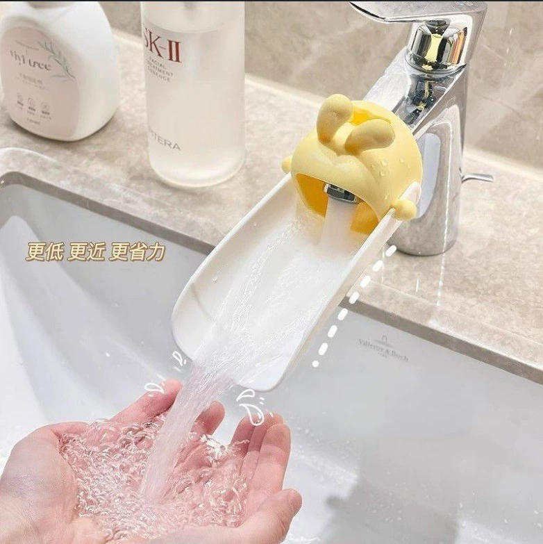 Cute rabbit, cartoon hygienic faucet extender