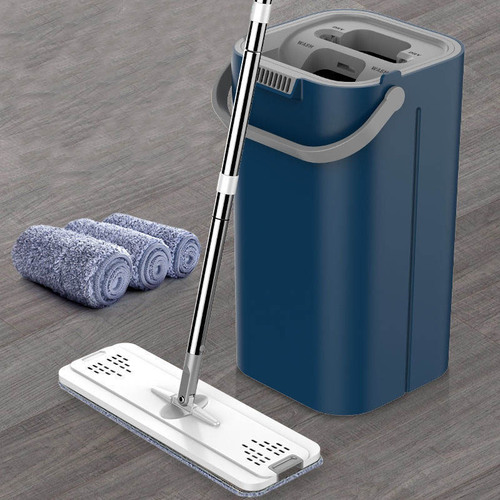 New scratch mop household hand-washable mop wooden floor flat mop clean dry and wet dual-use lazy mop