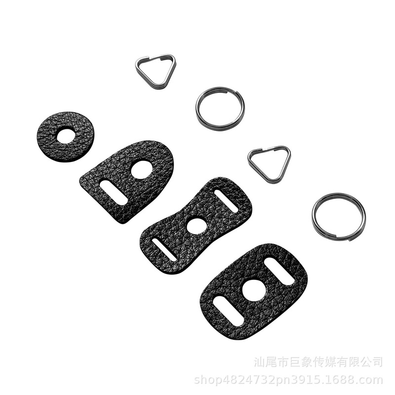 Camera Strap Adapter Buckle Leather Case Anti-Scratch Pad Slr Micro-Single Rangefinder Camera Conversion Buckle Triangle Ring Strap Buckle