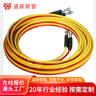 Hydraulic wrench high pressure oil pipe custom-made double hydraulic oil pipe DN6 pressure 110MPA high pressure resin pipe