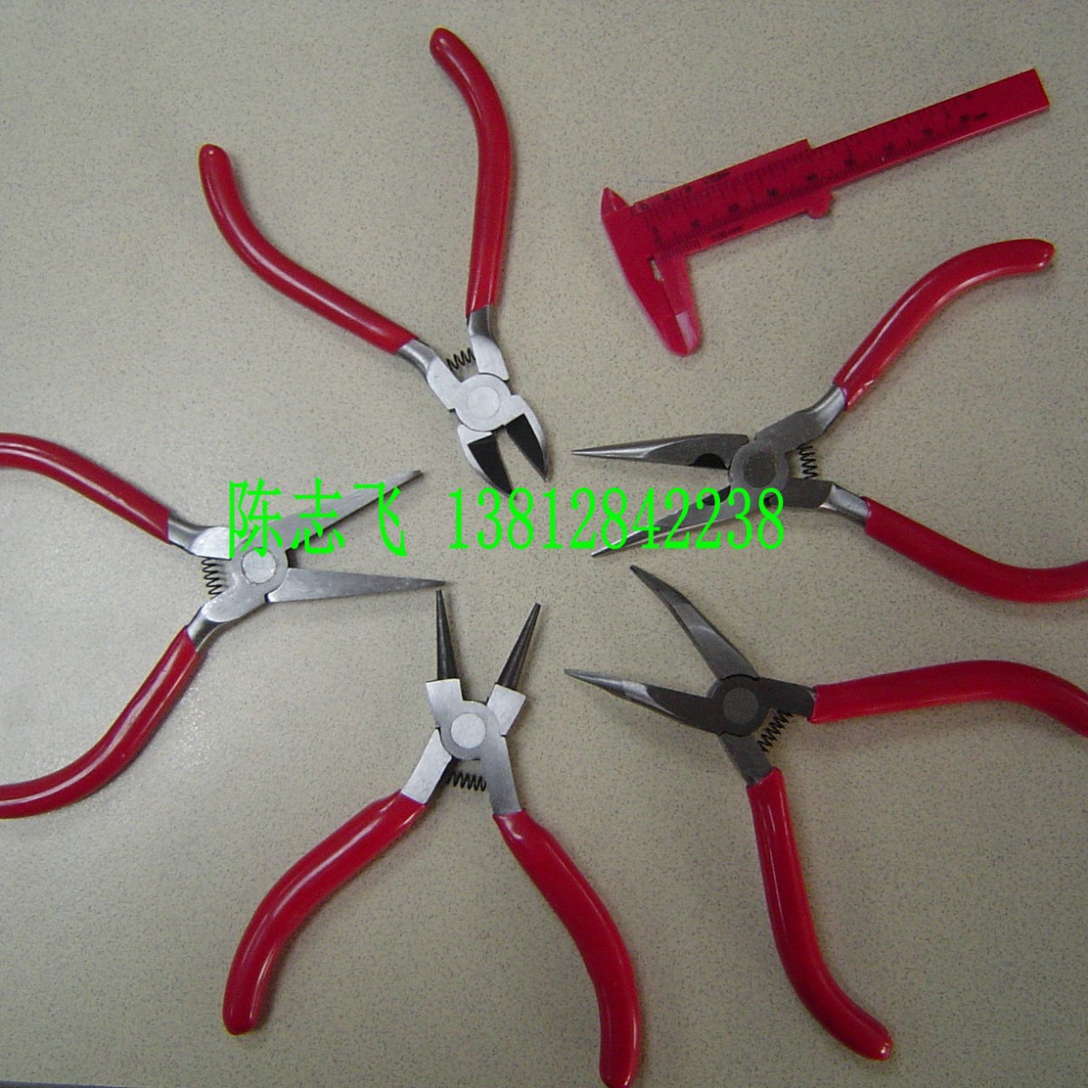 工厂供应张家港 锻打 5件套台式珠宝钳   台尖 台弯 台扁 台圆 台