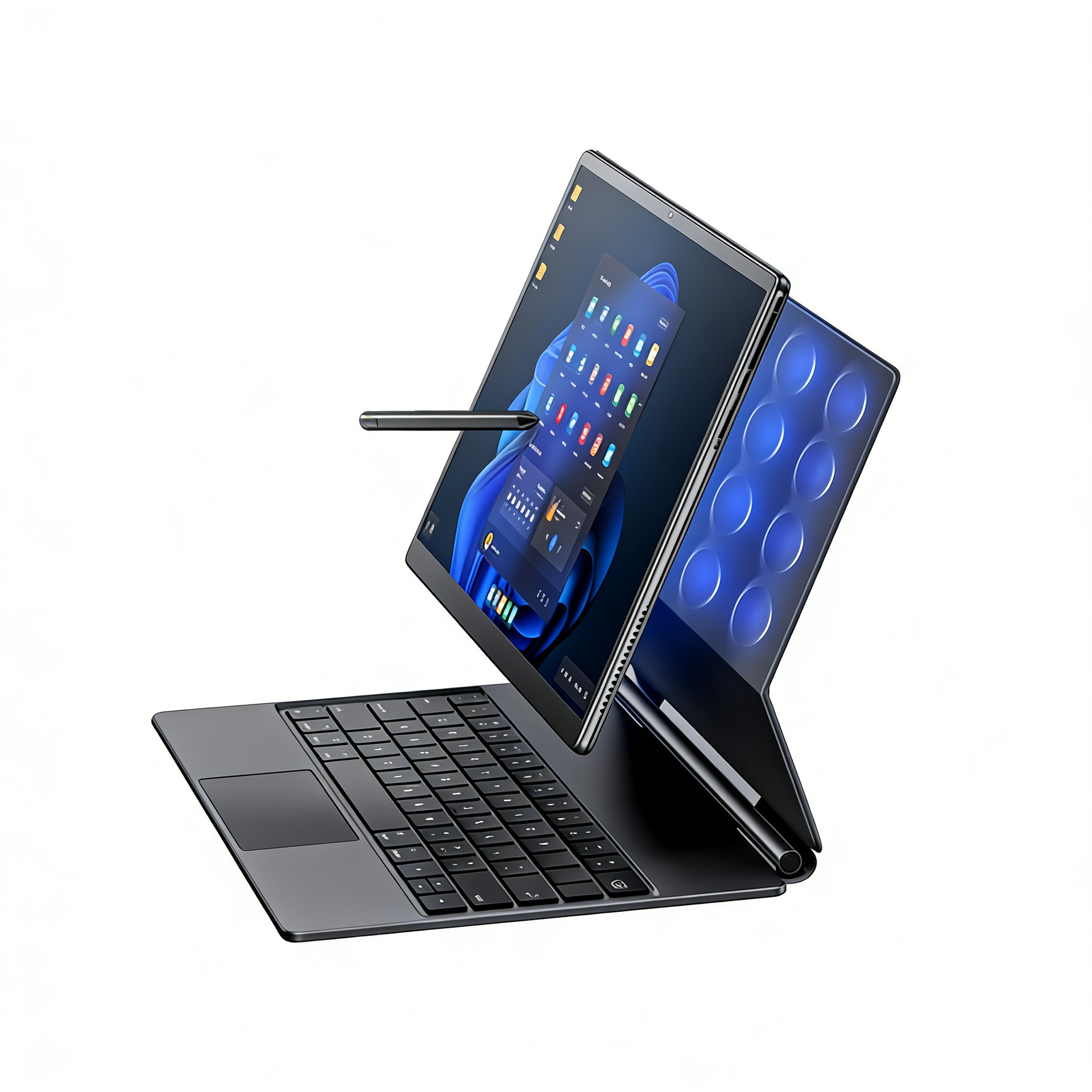 Keyboard, mouse, laptop, 12.7 inch, 2 in 1