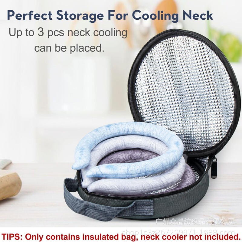 Cross-Border Portable Cooling Supplies Storage Bag Neck Cooling Insulation Bag Neck Pillow Cooling Ring Insulation Bag Cross-Border Portable Cooling Supplies Storage Bag Neck Cooling Insulation Bag Neck Pillow Cooling Ring Insulation Bag