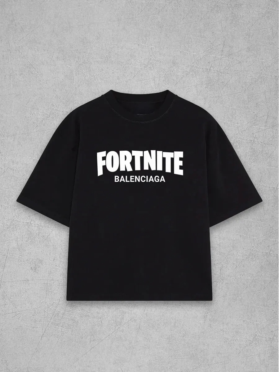 Balenciaga Fortnite Medium Fit T-shirt Black