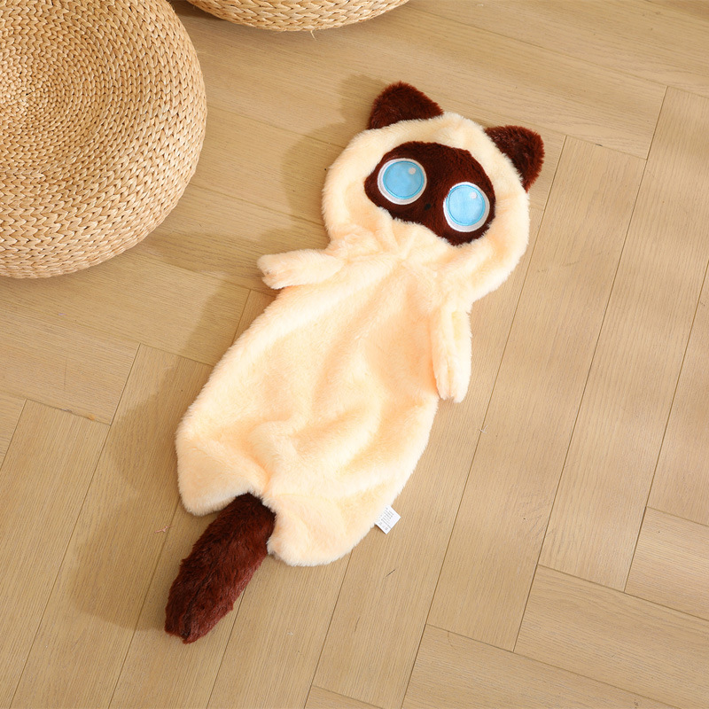 Rice white cat leather shell