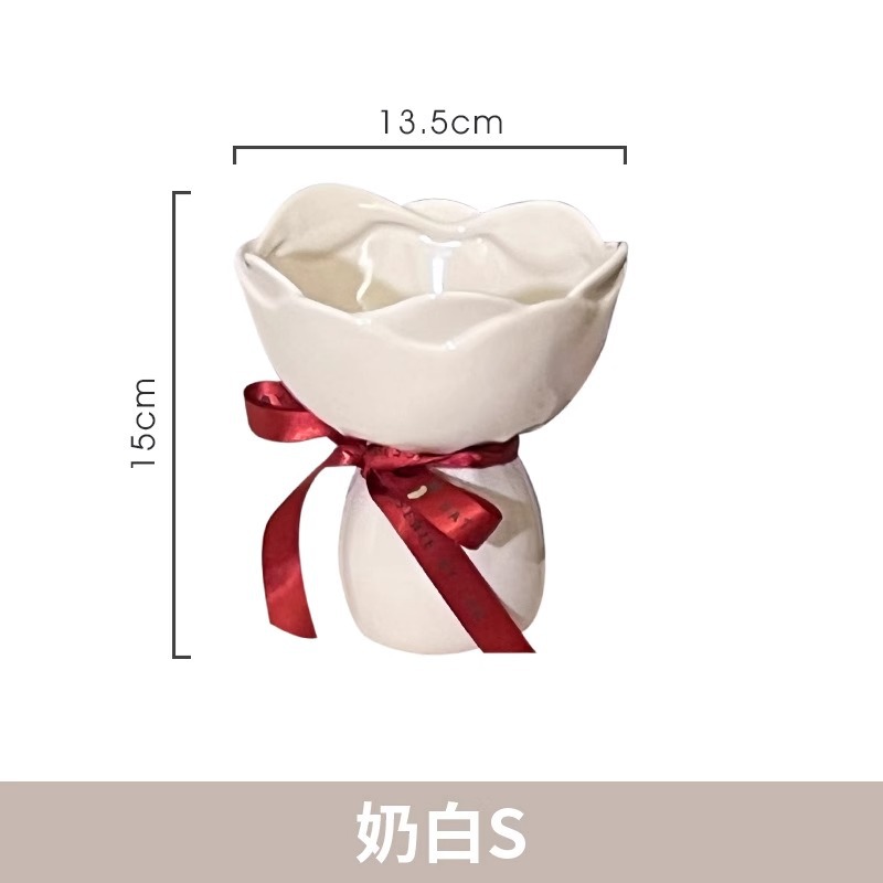 情緒安定花瓶陶磁器花瓶客間に花の生け花を飾る贅沢な高級感のある新しい家のレトロな装飾品