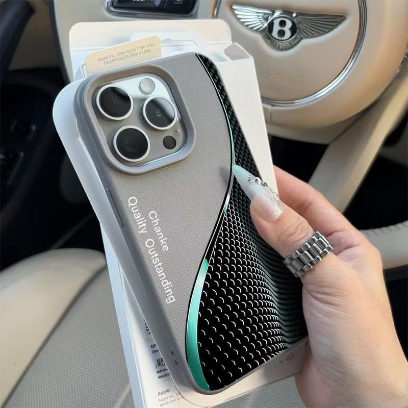 Unique and Personalized Phone Case Suitable for Apple iPhone 17 Pro Max, Lychee Texture Soft Case, iPhone 16 Anti-Drop Protection, iPhone 15