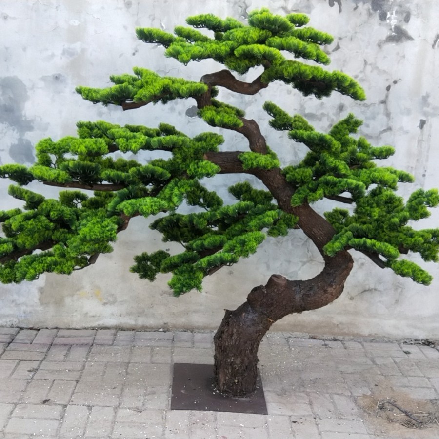 Artificial bienvenida Pino Arhat Pino falso Pino centro comercial decoración de interiores belleza Pino paisaje decoración árbol artificial