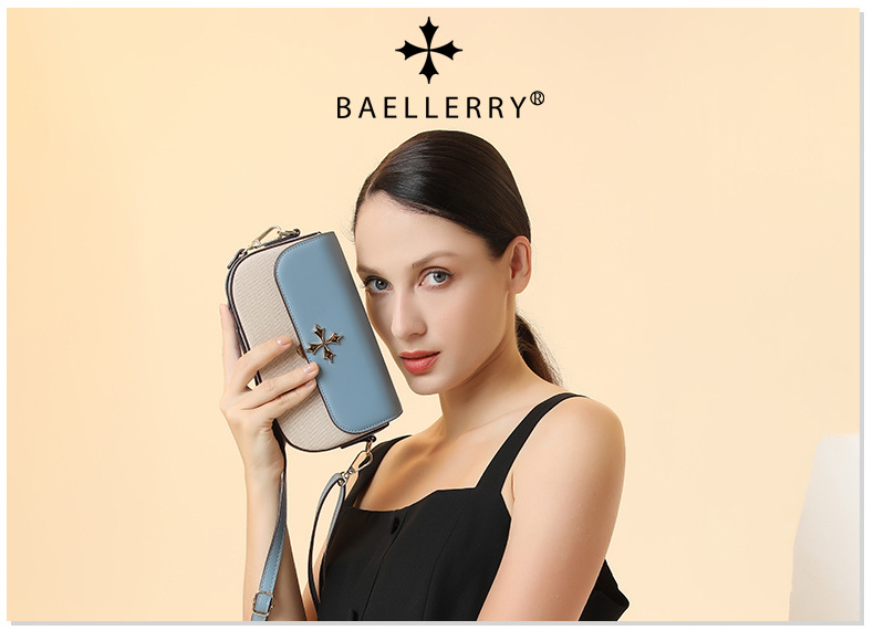 New Women's Mobile Phone Bag With Contrasting Colors Plain Weave Single Shoulder Crossbody Bag Mini Small Square Bag_voghion.com