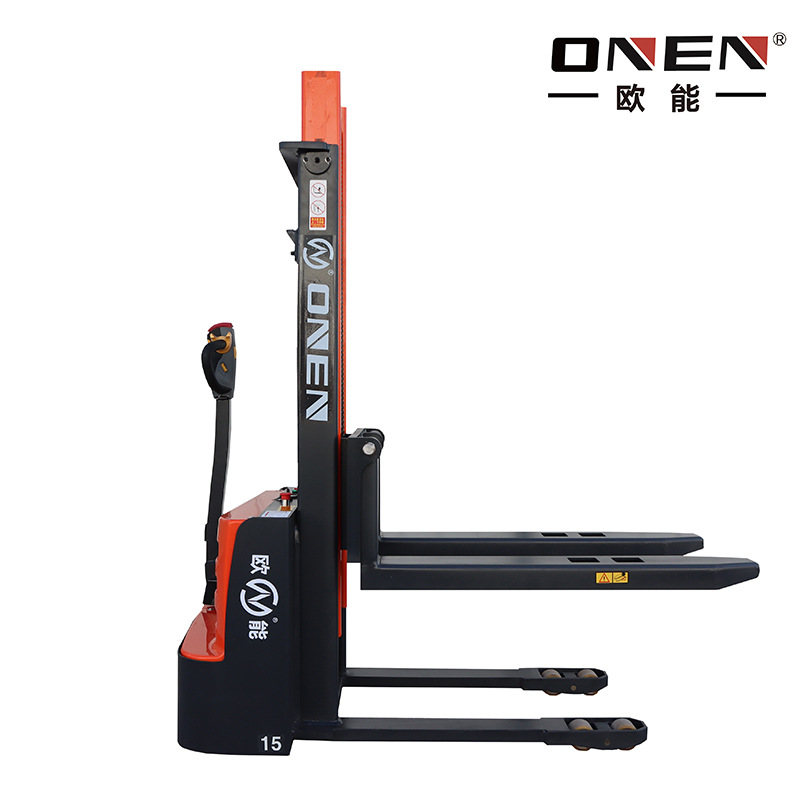 欧能仓库电动叉车全自动堆高液压升高车升降装卸托盘搬运车地牛