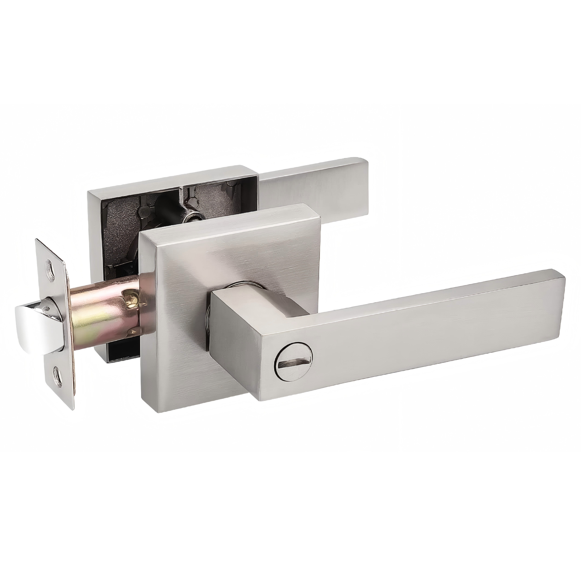 욕실 기능 샌드 니켈 개인 정보 보호/욕실/침실 새틴 니켈