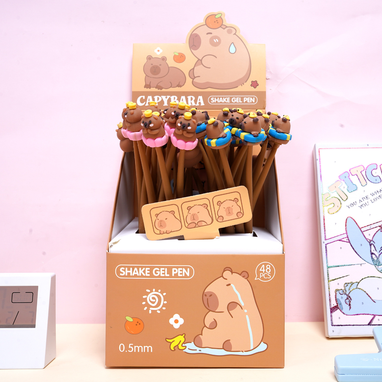 dibujos animados delfines de agua rocadores bolígrafo neutro de descompresión bolígrafo de firma negro bolígrafo de papelería creativo para estudiantes