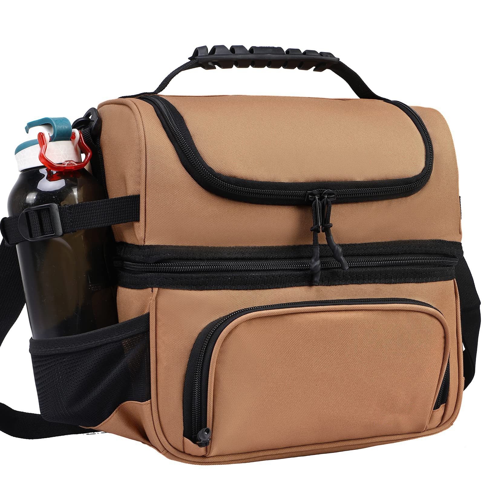 Amazon Outdoor Picnic Ice Pack Cross-Border Lunch Bag Oxford Cloth Portable Lunch Bag Cross-Body Style Insulated Bag