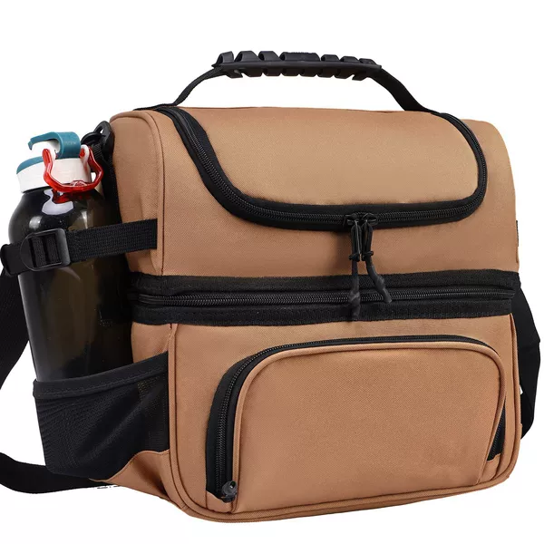 Amazon Outdoor Picnic Ice Pack Cross-Border Lunch Bag Oxford Cloth Portable Lunch Bag Cross-Body Style Insulated Bag