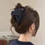 三角新款2026藏蓝抓夹