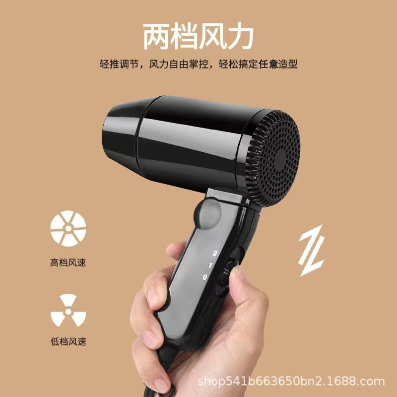 12V secador de pelo frío y caliente portátil plegable de alta potencia secador de pelo transfronterizo secador de pelo eléctrico de vehículo al por mayor image 4