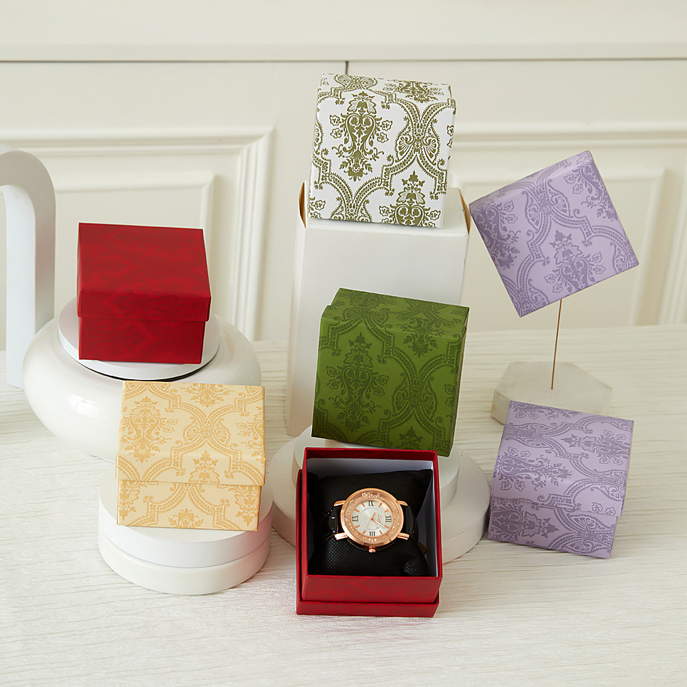 Classic Gucci Printed Watch Packaging Box Jewelry Box Heaven and Earth Cover Exquisite Holiday Gift High-End Jewelry Box