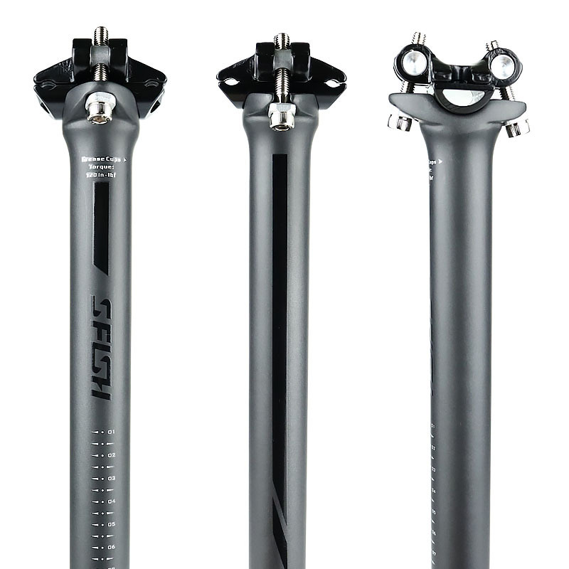 SFISH carbon fiber mountain road car seatpost 27.2/30.8/31.6-350/400 bike accessories