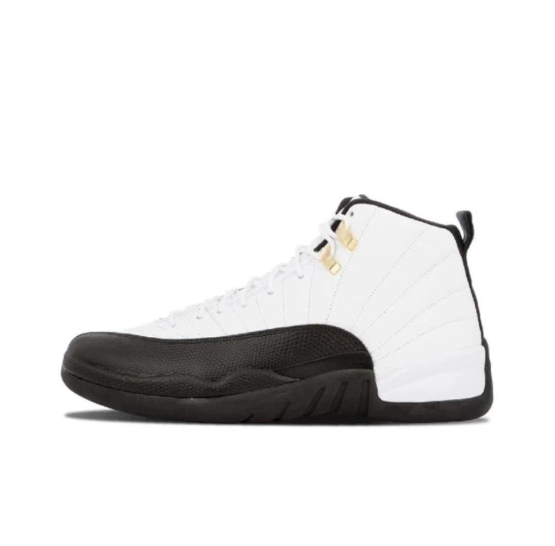 Putian Shoes AJ12 Chicago Cool Gray White Bulls and Malaysia Blue Black Purple Royal Blue Joe 12 мужскиe и женские спортивные баскетбол