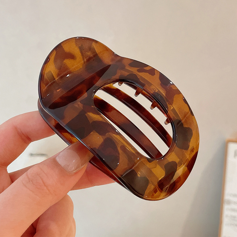 跨境香蕉夹竖夹发卡韩版发饰大号半月简约特厚发饰发卡马尾夹发夹|undefined