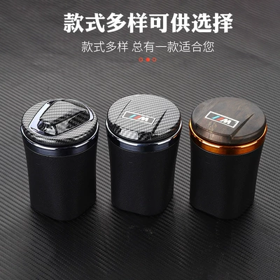 LED with light car — Car ashtray
