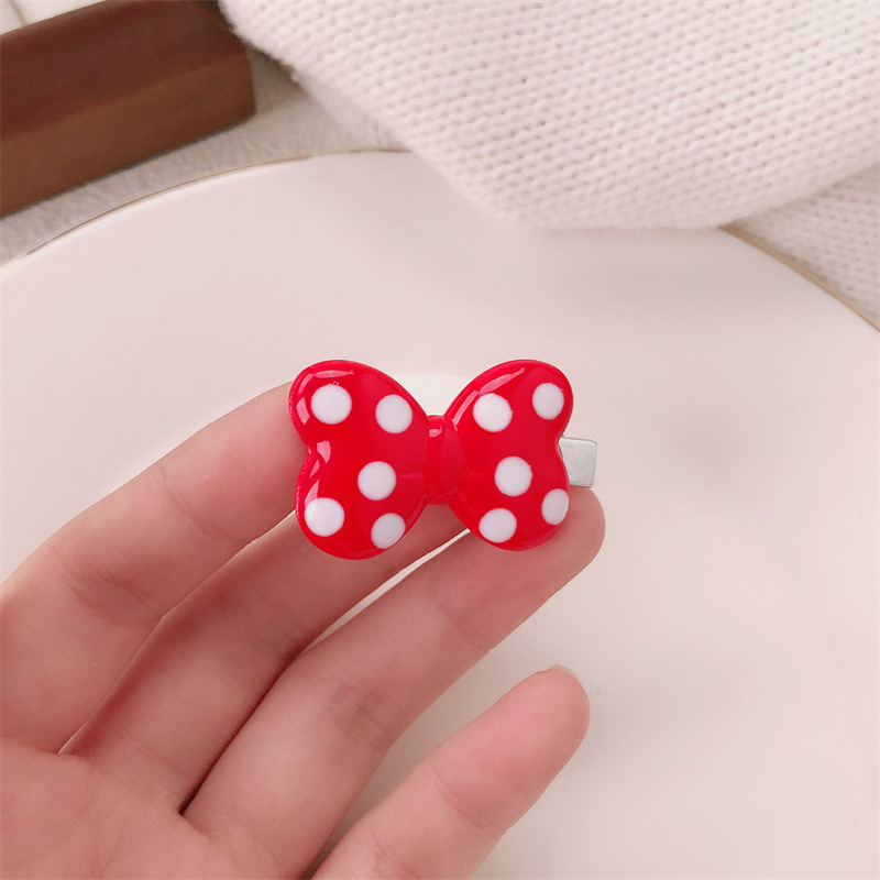 Corda de cabello de arco de punto de onda rojo princesa cabeza encantadora chica atada banda elástica de cabello de alta elasticidad joyería para el cabello