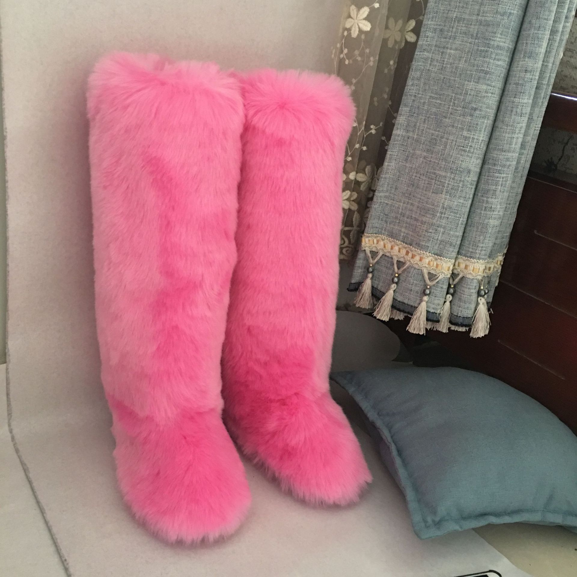 폭스 퍼 다크 핑크