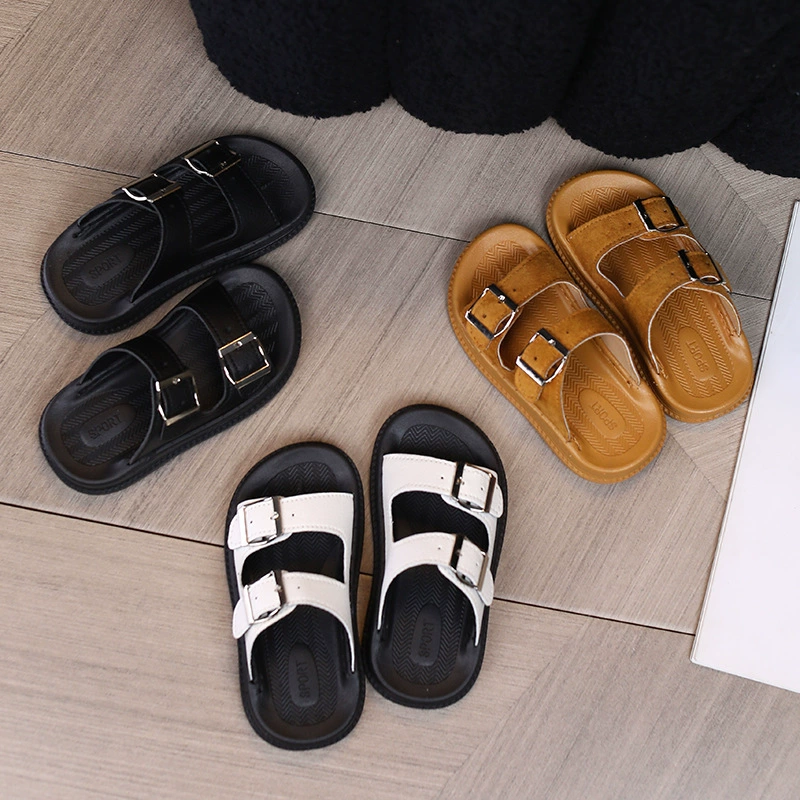 Сандалии для мальчиков, летние нескользящие и износостойкие сандалии для детей маленького и среднего размера, пляжная обувь на толстой подошве для детей 1-6 лет, дропшиппинг.