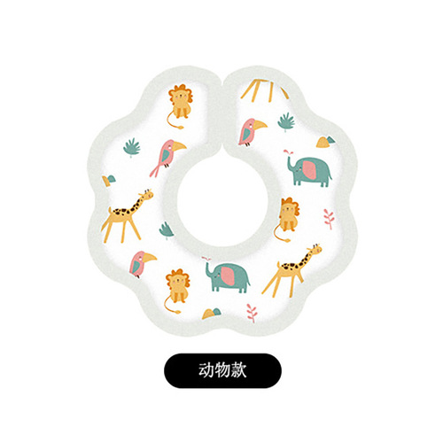 Baby Waterproof Disposable Bibs Newborn Baby Anti-Spit-Up Bibs Cotton Fabric Rotating Disposable Bib