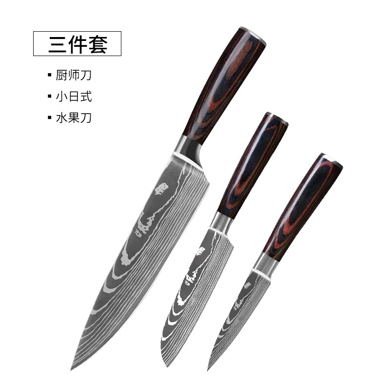 Set stainless steel, sharp knife, (Physicals)
