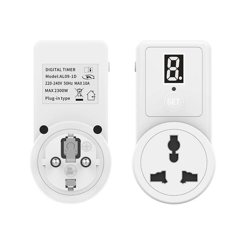 Многоцелевая розетка европейского стандарта 1-значный дисплей Обратный отсчет на розетке обратного отсчета AL09-1D