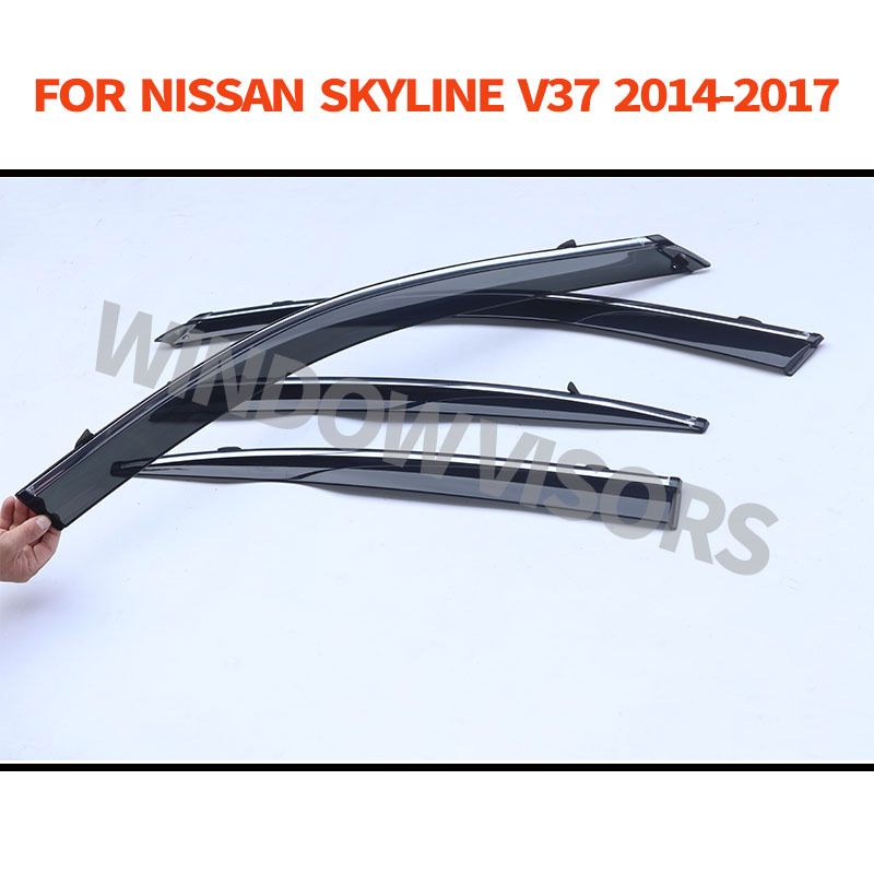 Suitable for Nissan Skyline rain and sun visor SkylineMK13-V37 Window visor