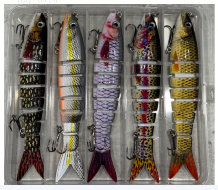 Nuevo Luya cebo multi-Sección de pescado 16 colores 13cm 18g biónico multi-Sección de cebo duro Comercio exterior Luya pesca cebo falso