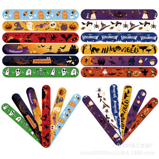 Cross-Border Halloween Snap Ring Bracelet Children's Halloween Party Decoration Gift Holiday Gift Snap Ring Bracelet