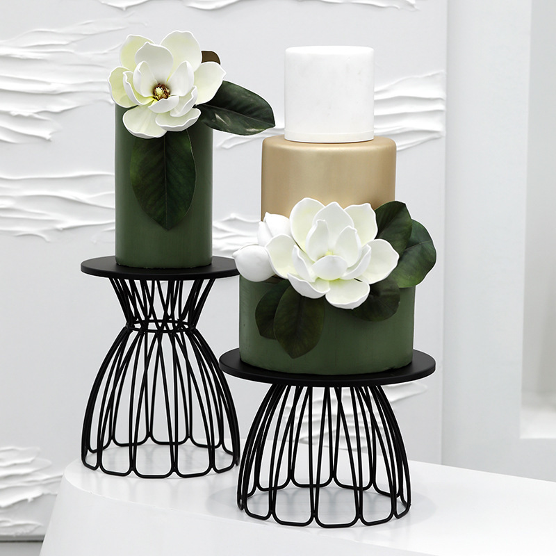 Transfronterizos Amazon temu postre estante de exhibición bandeja de pastel estante de pastel diseño de cumpleaños