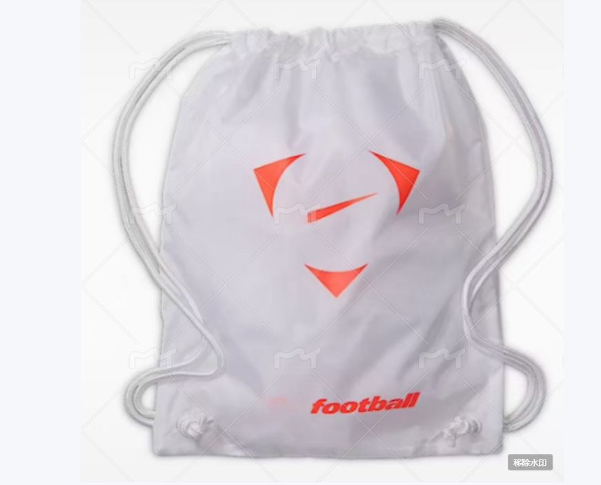 Nike Drawstring Shoe Bag White