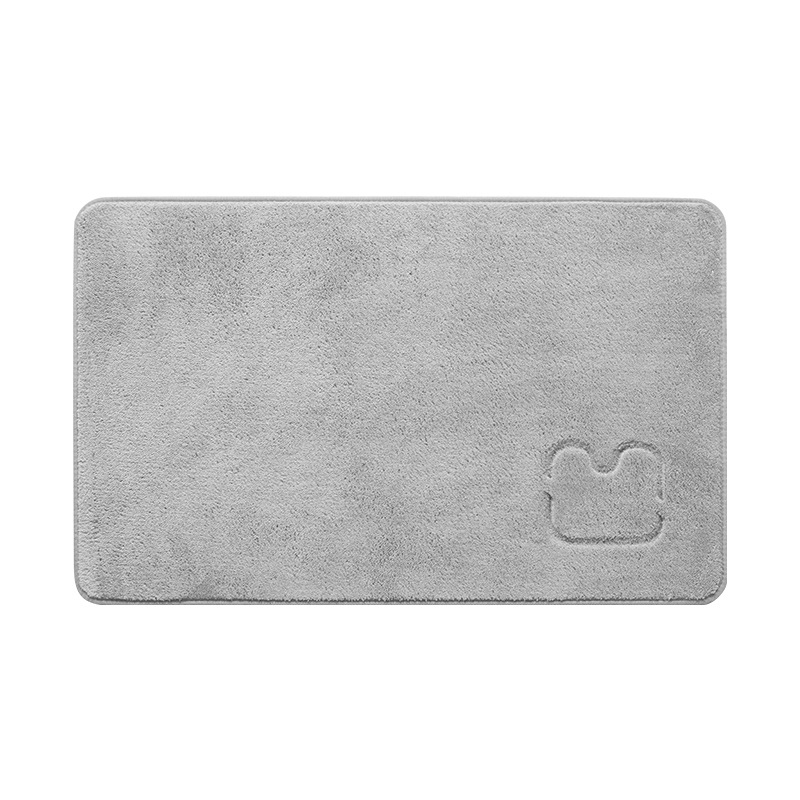 Baño simple alfombra de suelo absorbente de agua puerta de inodoro antideslizante alfombra de baño dormitorio alfombra de baño