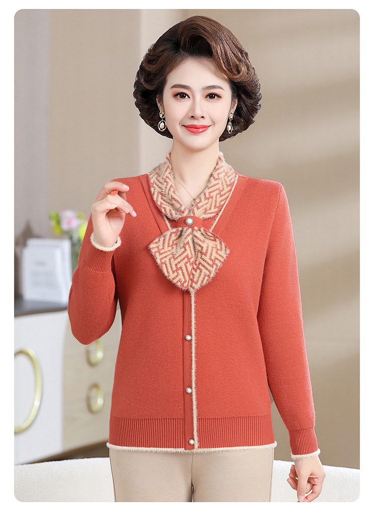 E5898 830K ÁO LEN NỮ TAIRYA MÙA XUÂN THU ĐÔNG TRUNG NIÊN DÀY ẤM THỜI TRANG NỮ G03 SẢN PHẨM MỚI
