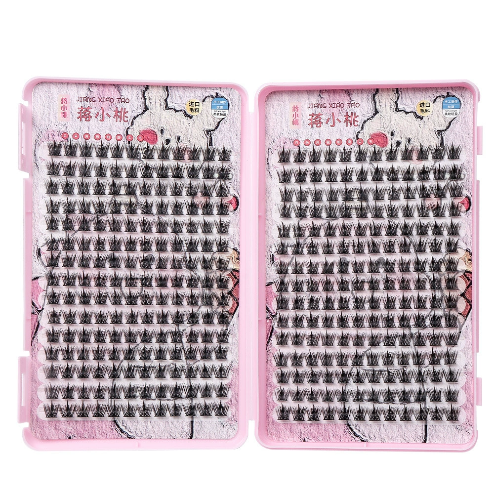 False Eyelash Tray, Dense Cluster Lashes, Capacious 360-Cluster, 11/12/13 mm Options