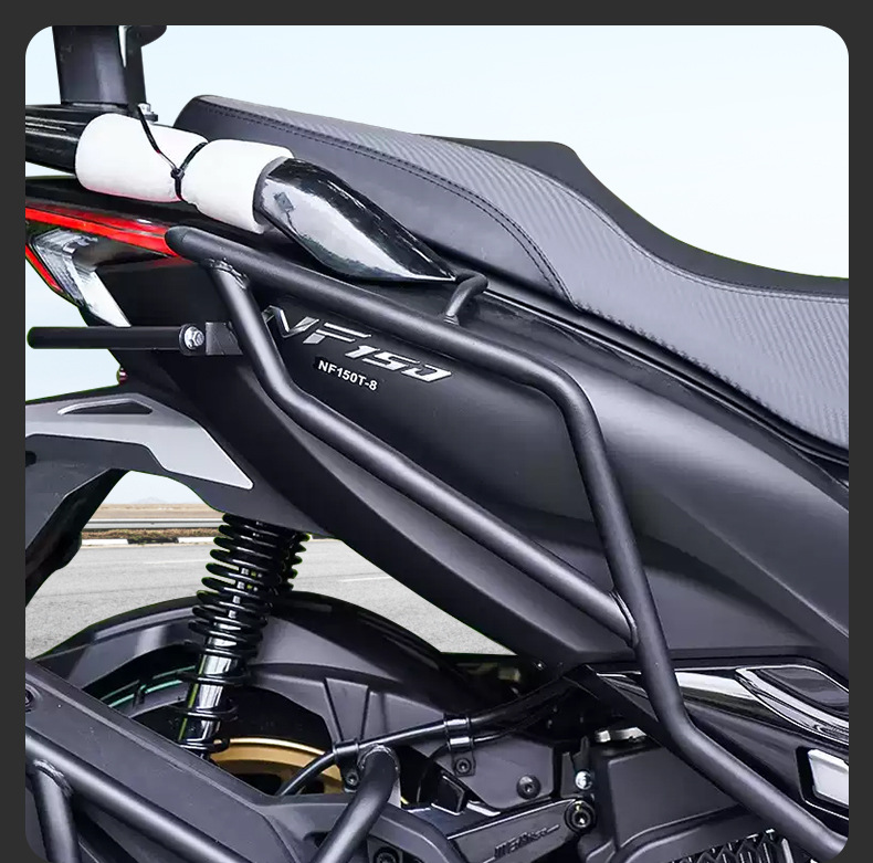 Suitable for Southern Flying Shark 150 Scooter Bumper Exhaust Bar, Front and Rear Full Surround Protective Bar Modification Parts